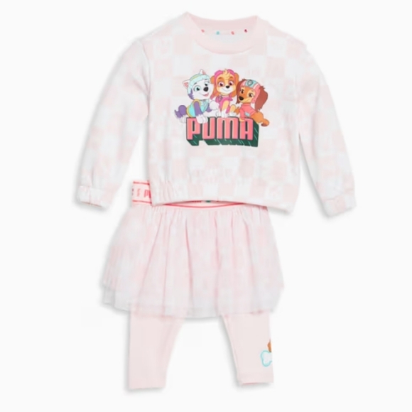 New Puma Paw Patrol SweatshirtTutu Leggings Pants Toddler TV Show Series